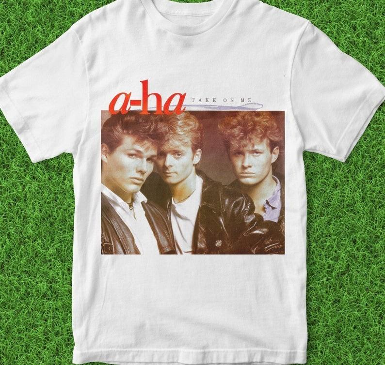 Aha post punk 80s new wave Cotton Unisex Full Size S5XL TShirt DA446 Unisex T-Shirt