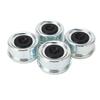 4PCS Trailer Bearing Dust Cap 62mmx36mm Trailer Axle Grease Cap with Rubber Stopper for 7000 To 8000lb Bearing