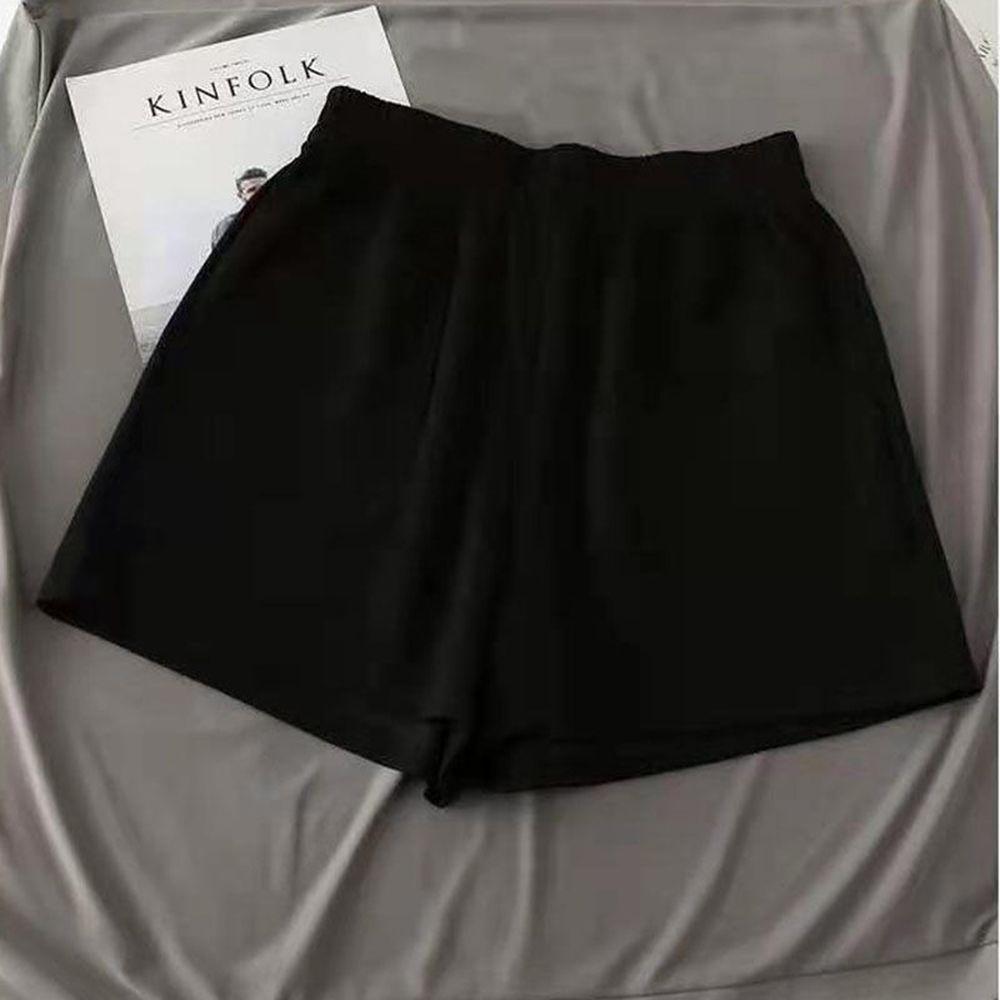 Women Home Solid Color Girl Women's Breeches High Waist Shorts Sports Shorts Boxer Panties