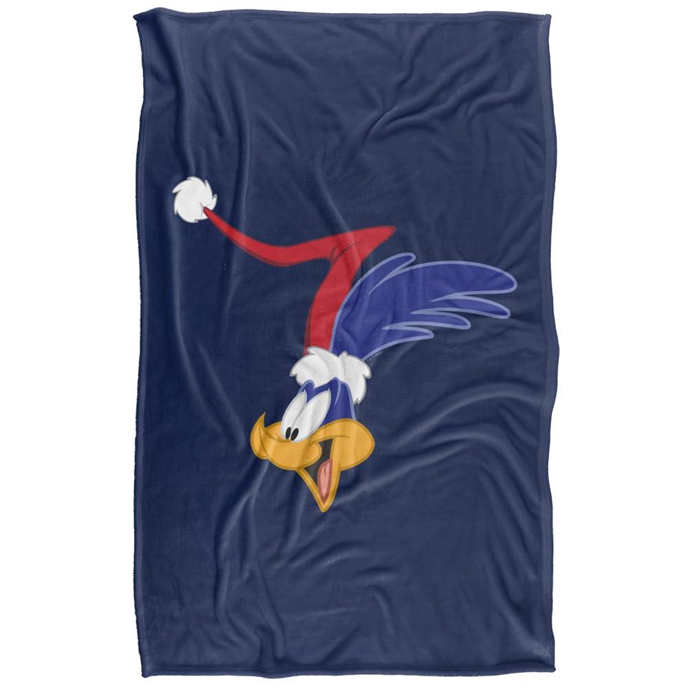 Looney Tunes Road Runner Santa Hat Soft Touch Blanket