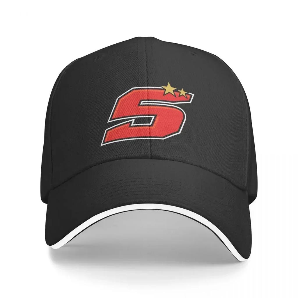 Johann Zarco Number Red Baseball Caps Snapback Baseball Hats Breathable Casual Outdoor For Unisex And Women Polychromatic