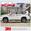Toyota Prado 10-22 Модели Автомобильная Полоса на Кузов Наклейка на Поясную Линию.