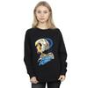 DC Comics Womens/Ladies Wonder Woman 84 Retro Gold Helmet Sweatshirt