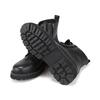 Barbara Velvet Shoelace Point Basic Worker Boots 4cm Bbj813