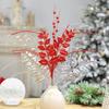 2pcs Plastic Gold Powder Berry Branches Glitter Fake Plants Party Favors
