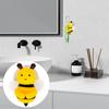 Yousheng 1/2/3 шт. забавные держатели для зубных щеток с сильной липкостью, простые в установке держатели для зубных щеток в форме мультяшной пчелы, органайзер для ванной комнаты