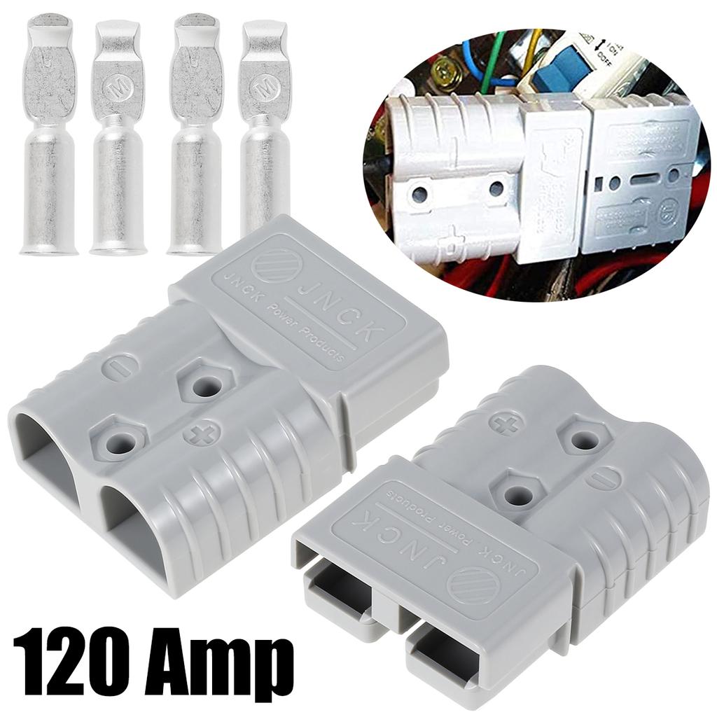 2 шт. 120 ампер разъемы Anderson Style штепсельные вилки мощность солнечная розетка для каравана мотоцикла двойной аккумулятор зарядный адаптер аксессуары 2025