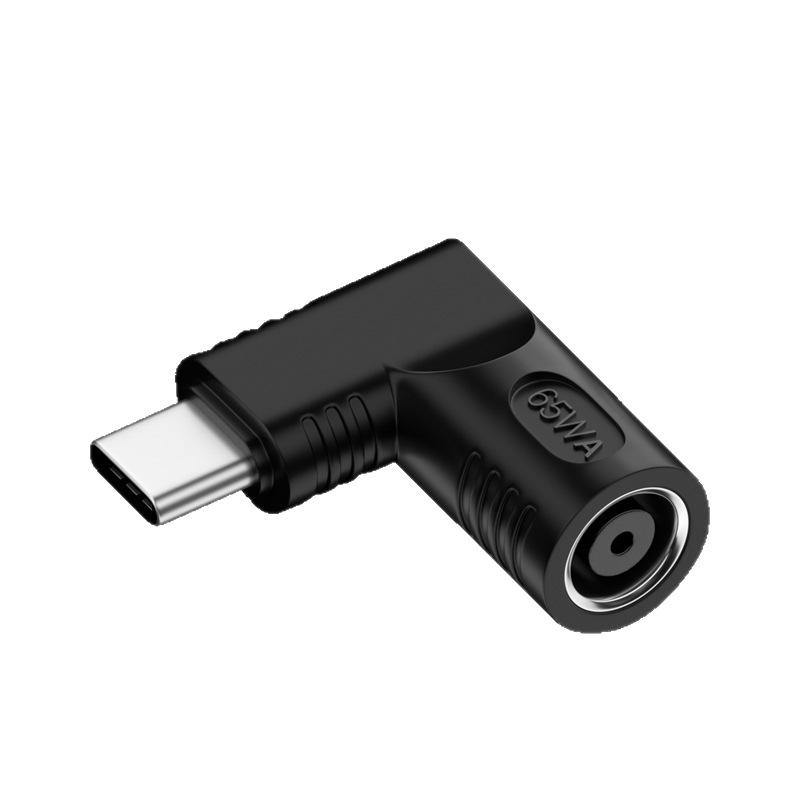 2Pcs DC 20V to Type-C Adapter PD 65W, Laptop Power Input to USB C Output Fast Charging Converter