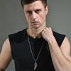 Vintage Angel Wings Necklace For Men And Women Stylish Titanium Steel Feather Pendant