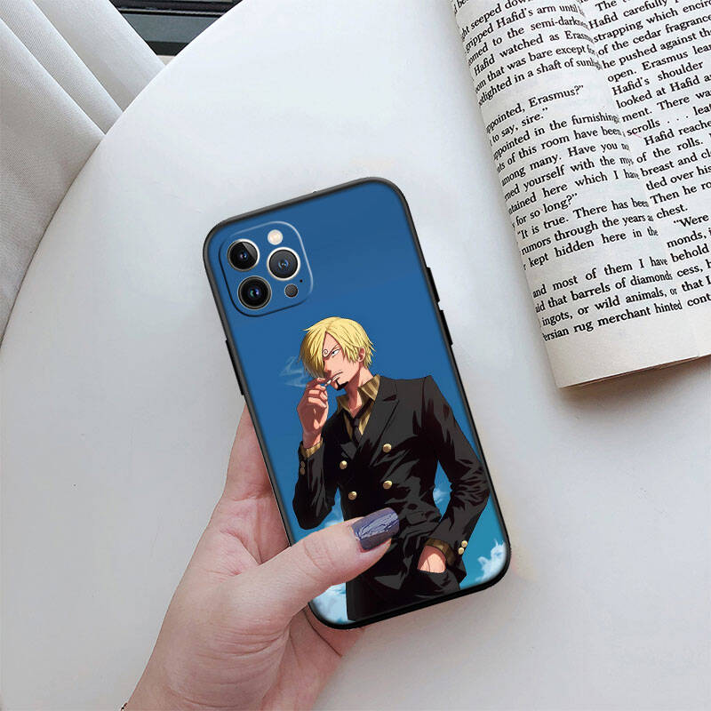MH123 Чехол для телефона One Piece Санджи для iPhone 7 8 11 12 13 14 15 16 17 16E XS Pro Max XR X SE Air