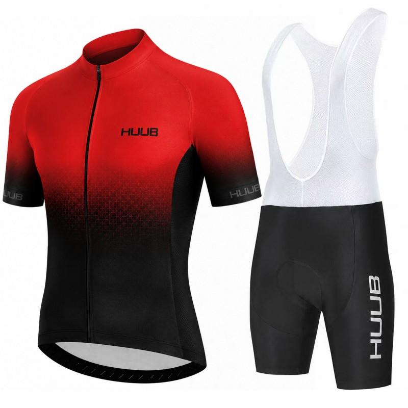 HUUB Short Sleeve Cycling Jersey Set Breathable Quick-Dry Performance Wear Men Women Ride