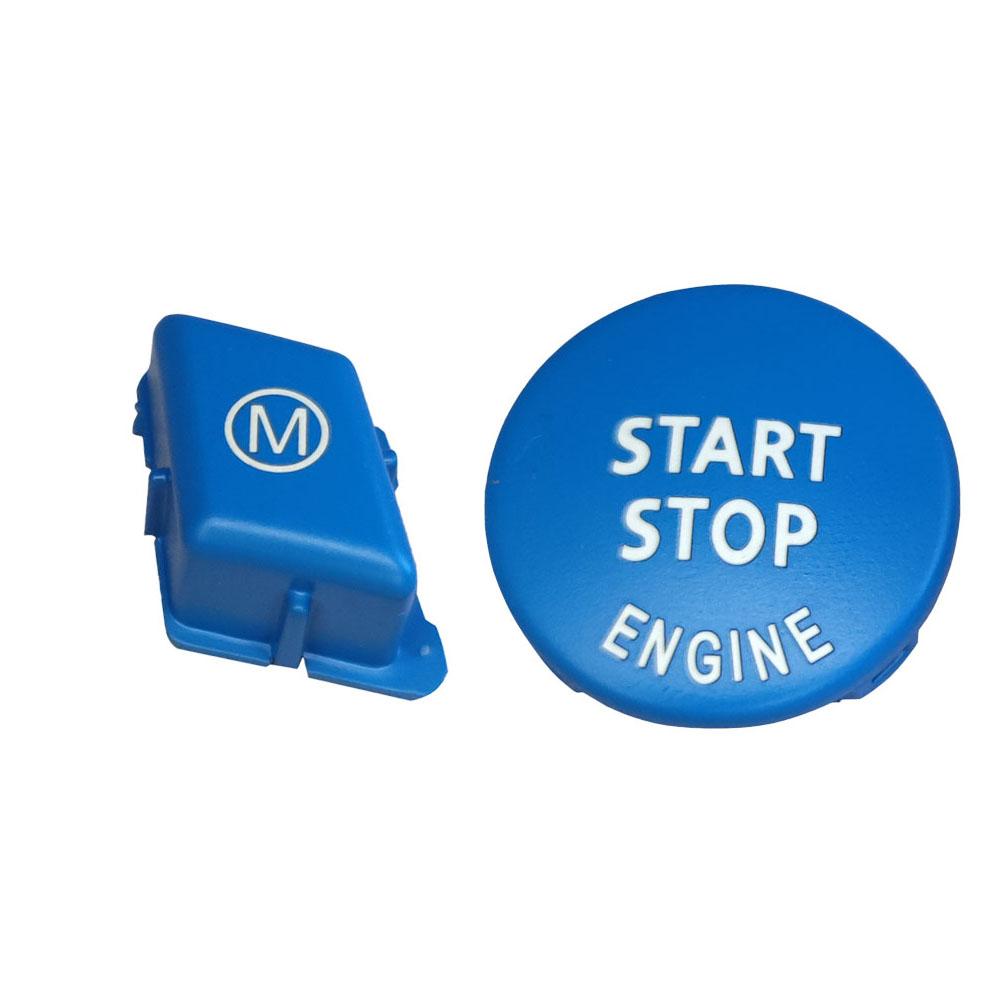 Матовый цвет рулевого колеса M кнопка запуска двигателя для BMW 3 серии E90 E92 E93 M3/1 серии E81 E82 E87 E88/X1