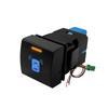 12V Car Push Button Switch Orange Blue Light Fixed Momentary Switch For Toyota Camry Altis RAV4 LC300 2022 Prado 150s 2020