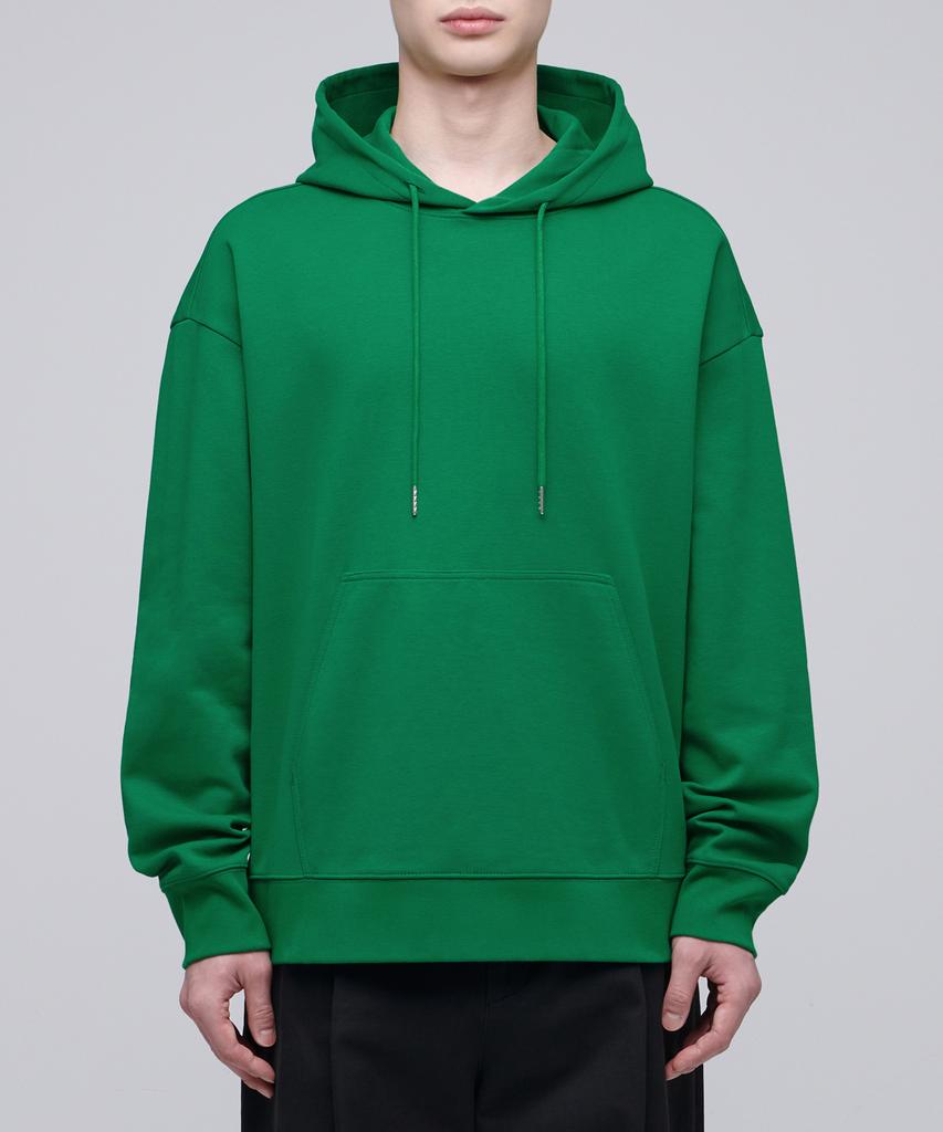 Свободная толстовка с капюшоном из махровой ткани [Jolly Green]