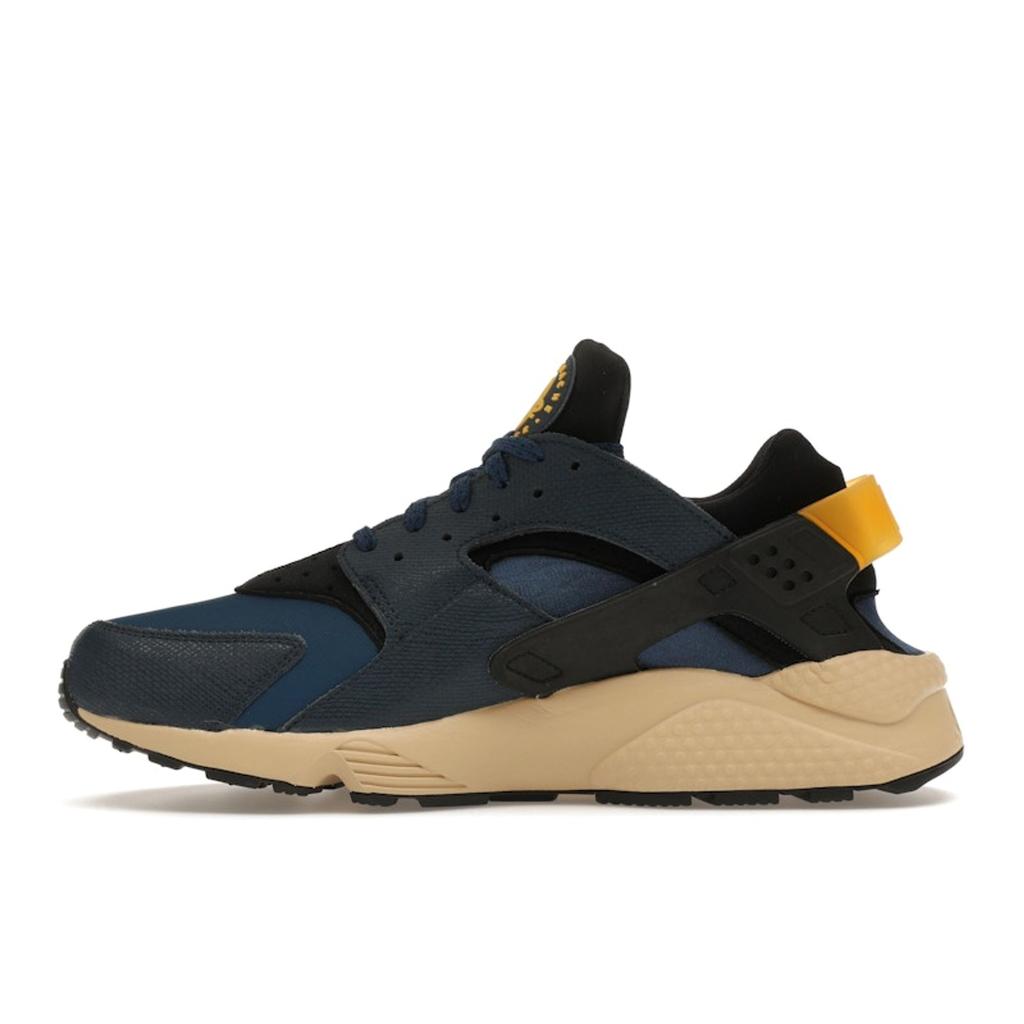 Nike Air Huarache Premium Armory Navy Мужские Кроссовки Синий Черный Университетское Золото DZ4852-001