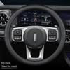 Genuine Leather Steering Wheel Cover for Great Wall WEY VV7S P8 VV6 VV5 VV7 - Ultra-thin Design