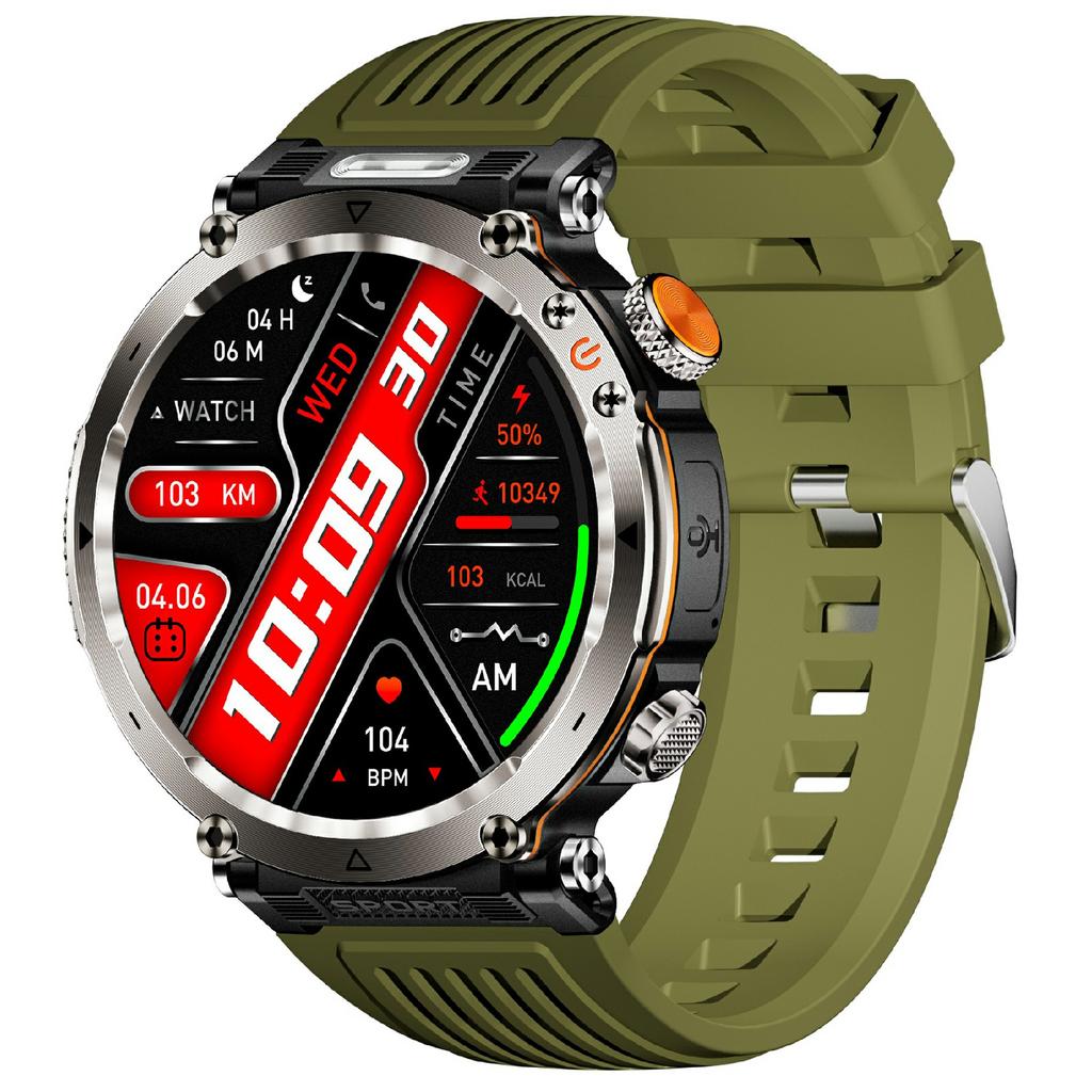 HT30 Силиконовый ремешок 1,7-дюймовые умные часы Мониторинг здоровья Компас Спортивные часы