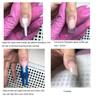 Random Color Beauty DIY Shaped Acrylic C Curve Nails Pinchers Nail Pinching Clips