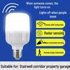 Светодиодная лампа E27 с датчиком движения для ванной комнаты, с управлением звуком и светом