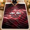 Flannel BlanketRB Leipzig Football Warm Soft Throw Blanket for Indoor Sofa Bed Living Room Use