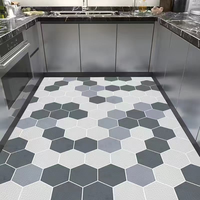 Кухонный Нескользящий ПВХ Ковер Большой Площади Грязеотталкивающий Водонепроницаемый Мягкий Коврик Ковер для Гостиной Балкон Маслостойкие Ковры Коврик для Ног