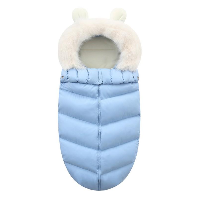 Baby Sleeping Bag Thick Warm Anti-Kick Newborn Stroller Blanket Anti-Startle Sleep Aid