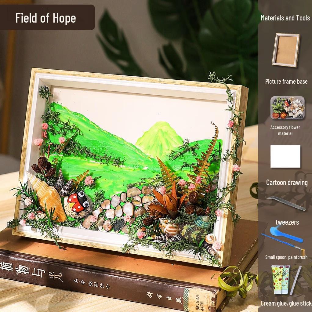 DIY Dried Flower Photo Frame Kit: Women's Day Gift & Children's Icebreaker Activity