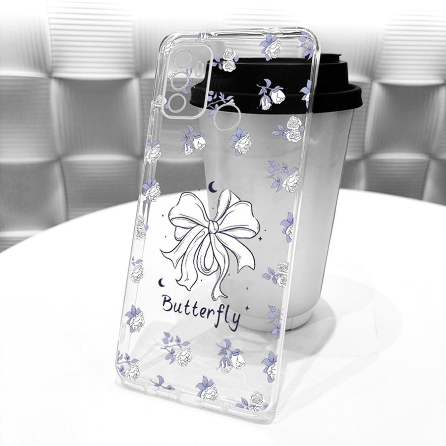 For OPPO A53 4G Case Soft Silicone TPU Protective transparent  flower Phone Case For OPPOA53 A5 3 4G 2020 CPH2127 Cover Coque