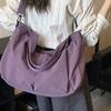 New Ins Style Summer Casual Lazy Shoulder Messenger Tote Bag Versatile Simple Pocket Large Capacity Cloth Bag