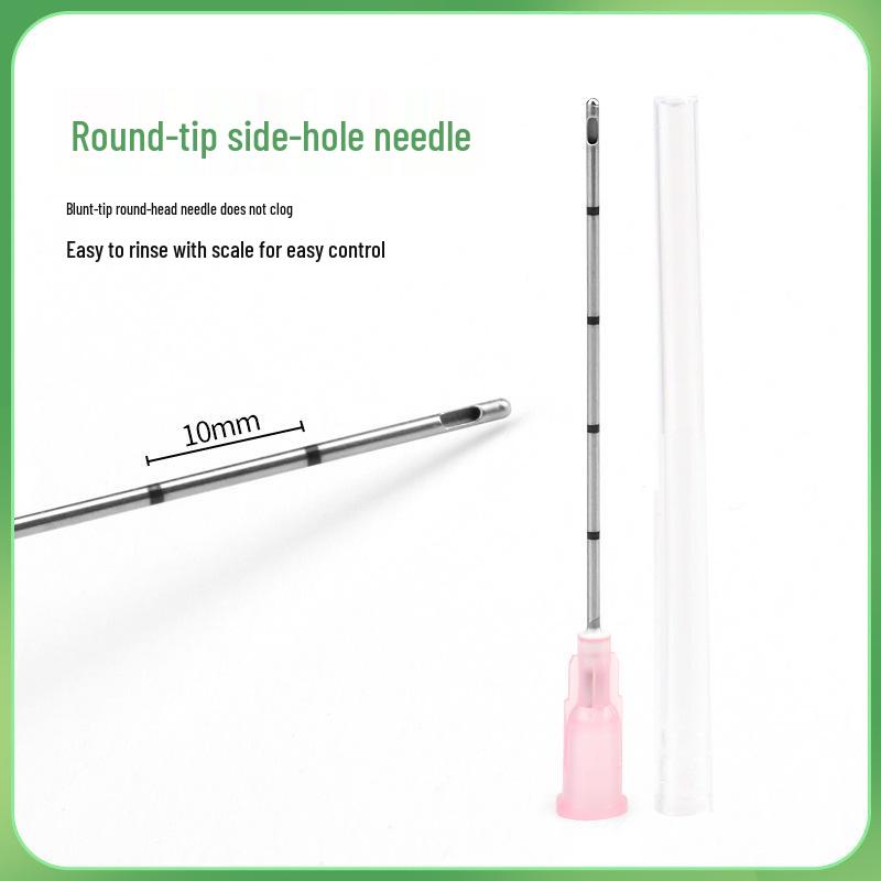 Disposable Blunt Needle with Scale Side Hole - 21G/22G/18G/27G/23G for Dental Irrigation