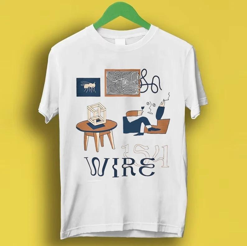 НОВИНКА Коллекция Wire Band Подарок для фанатов S–5XL Белая футболка GC3470 Унисекс футболка