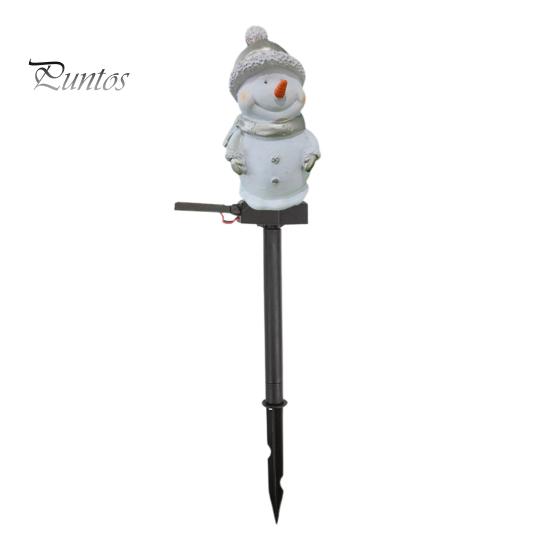 Снеговик Солнечный Светильник Светодиодный Солнечный Светильник Снеговик Водонепроницаемый Светильник Снеговик для Сада Патио Газон Рождественский Декор