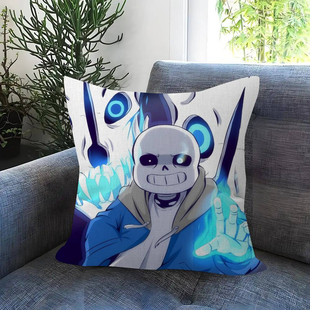 Милая Подушка Hundertale SansW Подарок Декор для Дома и Офиса Подушка для Спальни Дивана Автомобиля Наволочка