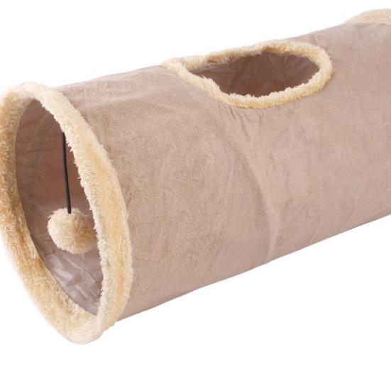 Игрушка-труба для кошек, погремушка, бумажный дизайн, избавляющий от скуки, складная игрушка-туннель для отдыха котят, товары для кошек