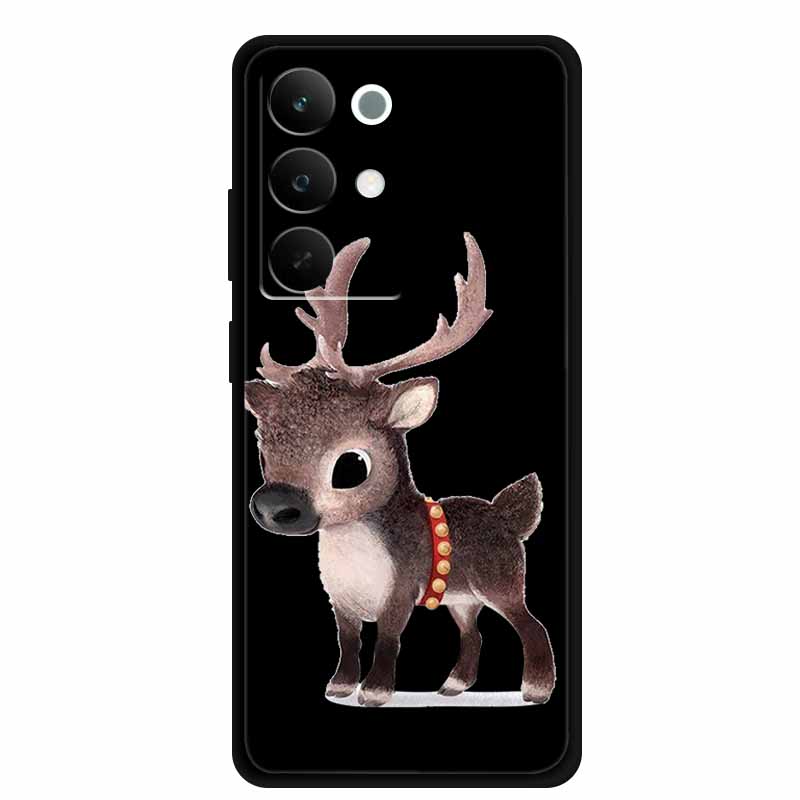 Black Silicone Case For Realme C85 Pro 2025 Case Cartoon Soft TPU Back Cover For Realme C85 5G Phone Case C 85 Pro Coque Funda