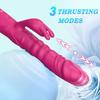Вибратор-кролик, вибратор для точки G, клиторальный вибратор, водонепроницаемый, перезаряжаемый, реалистичный силиконовый вибратор с 3 толчками, 10 режимами вибрации, секс-игрушки для женщин