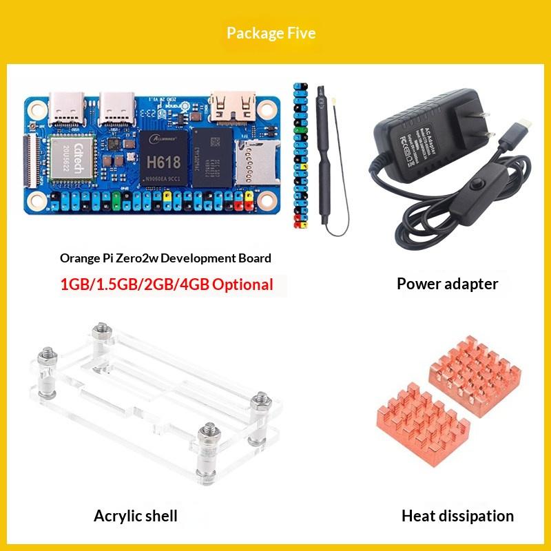 Плата разработки Orange Pi Zero 2W - Allwinner H618, Поддерживает Android и Linux