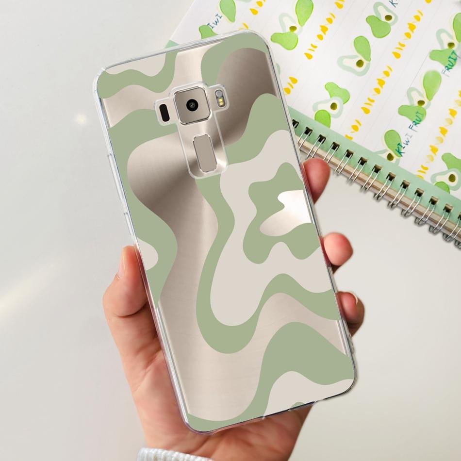 Чехол для Asus ZenFone 3 ZE520KL ZA520KL Asus ZenFone3 Z017D Z017DA Z017DB 5.2" Модный Мягкий Силиконовый TPU Задняя Крышка Телефона