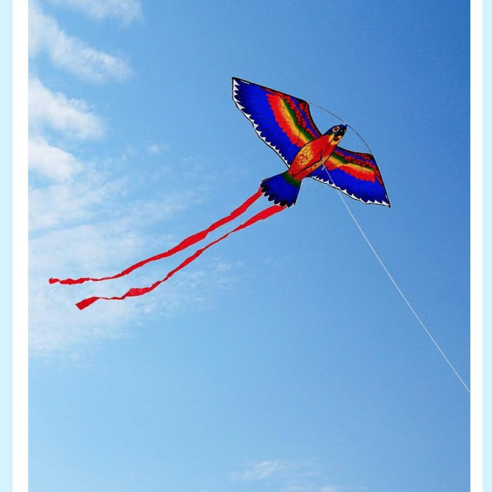 With Line Parrot Flying Toys Cartoon Animal Outdoor Fun Sports New Parrot Kite for Kids