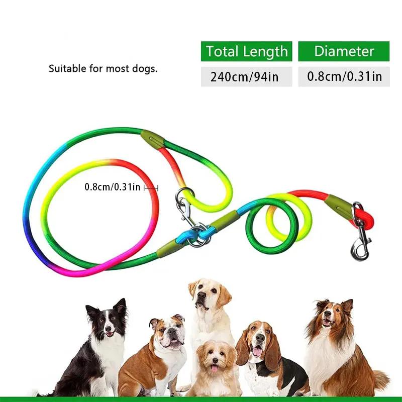 Hands Free Dog Leash Reflective Nylon Pet Walking Running Jogging Adjustable Walking Free Hands Rope Chain for Small Large Dogs