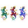 Metal Gecko Yard Garden Decoration Outdoor Statues Home-garden Wall Decor Miniature Accessories Sculpture Lizard Ornaments