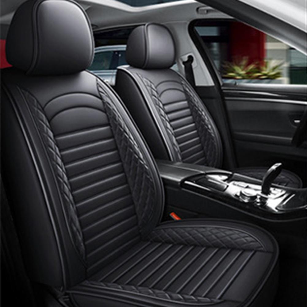 11 шт. чехлы на 5 сидений автомобиля кожаные чехлы на все сиденья защитные чехлы на передние и задние сиденья защитные чехлы на подушки для автомобильных сидений