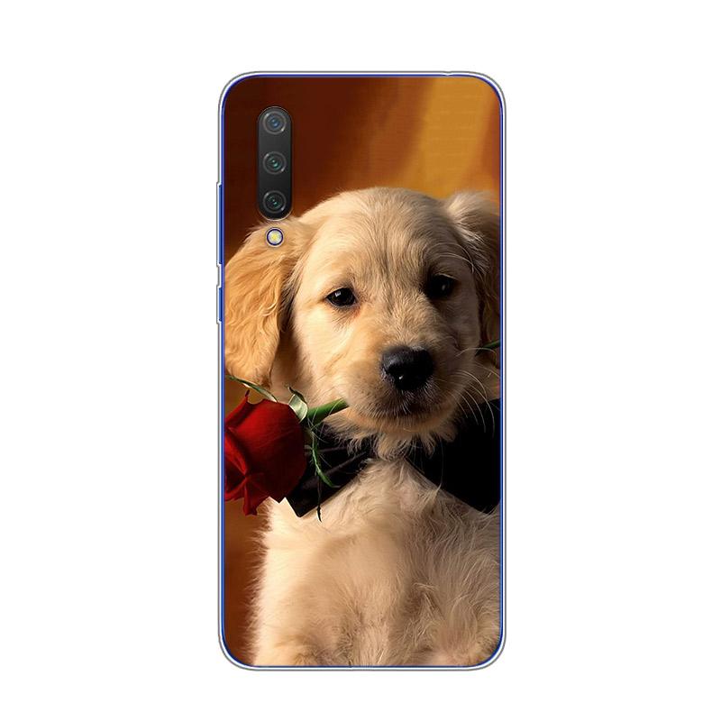 Милый прозрачный чехол с изображением золотистого ретривера для Xiaomi Mi Note 11 11T 11i 10i 10T 10 9 9T SE 8 Lite Pro Ultra, чехол для телефона