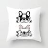 Наволочка для подушки Французский бульдог Чехол для подушки с собаками для дивана для украшения дома Диван Кресло Автомобили Декоративные подушки Наволочка x