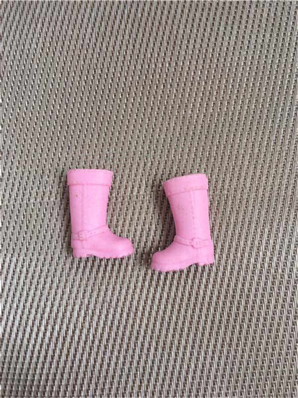 Little Kelly Doll Shoes Fashion Pink Boots Slippers Casual Wear Shoes for Mini Licca Dolls Accessories Doll Long Knees Boots