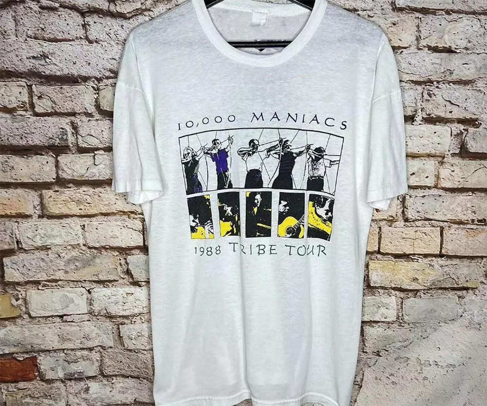 10000 Maniacs In My Tribe Tour Album Adult Cotton T-Shirt S To 5XL MK554 Unisex T-Shirt