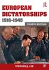 Книга European Dictatorships 1918-1945