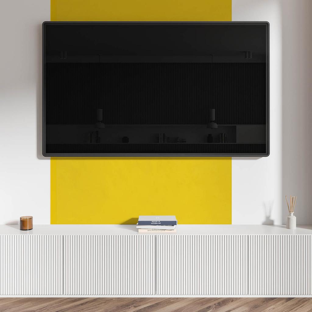 Self-Adhesive Vinyl Panel Perfect for Modern Interiors 120x60 cm Yellow Color