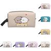 Парные косметички Mochi Cat для женщин и девочек, большая вместительная косметичка для путешествий, портативная водонепроницаемая сумка для хранения туалетных принадлежностей