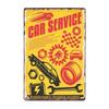 GARAGE FULL SERVICE Vintage Metal Signs Car Garage Retro Poster Bar Wall Decor Plaque Painting Art 20x30 CM